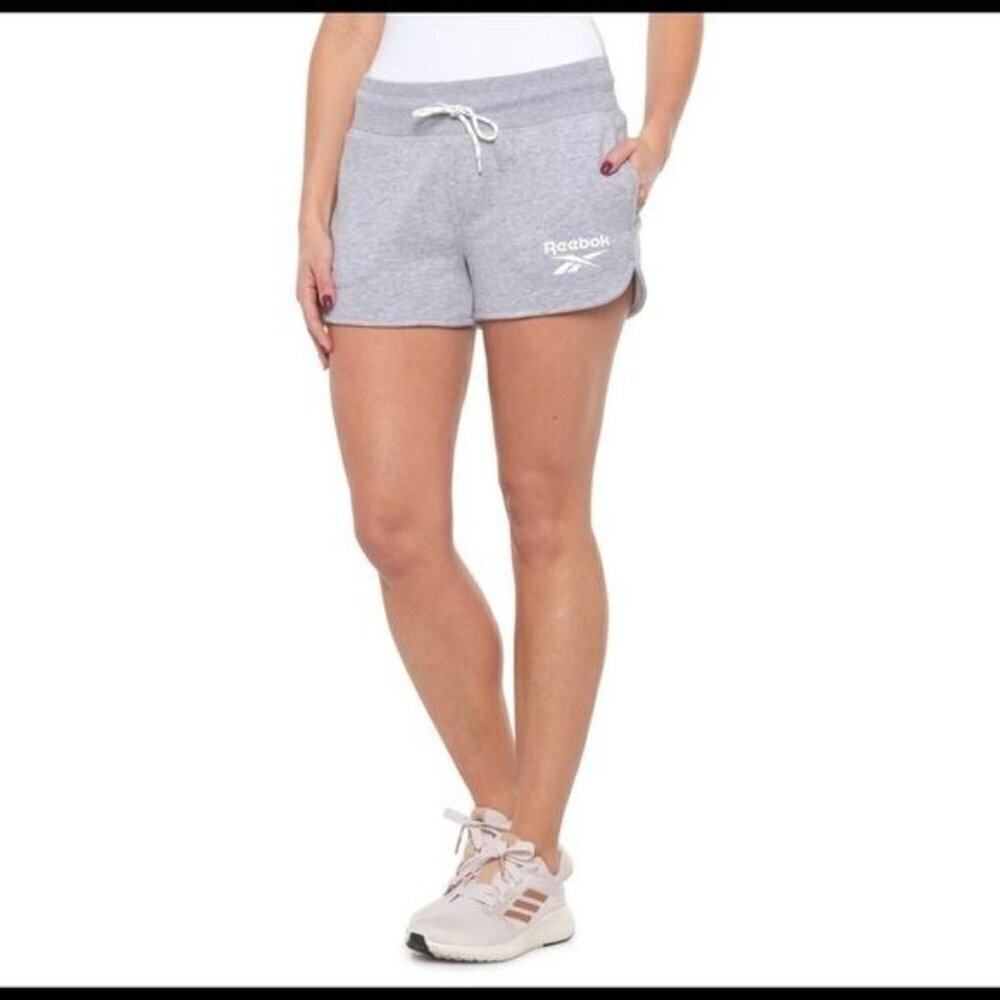 Reebok Gray Athletic Shorts for Women